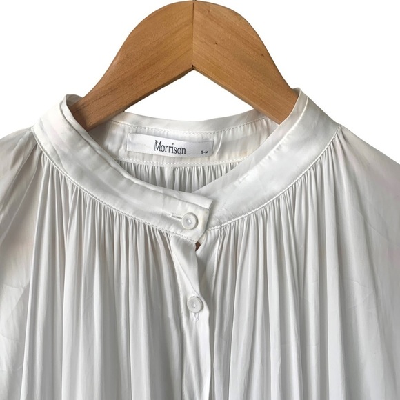 Elegant White Button-Down Dress - Picture 3 of 12